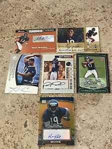 6 Auto Rookie Card Lot - Chicago Bears - One Numbered Auto - See Pic 4 Players