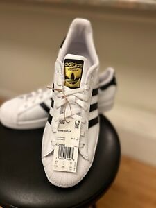 Adidas Originals Men's Superstar Shoes Sneakers EG4958 White Black Size 11.5 US