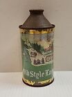 OLD STYLE LAGER BEER High Profile Cone Top Can LACROSSE WISCONSIN