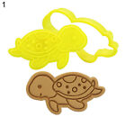 New Listing3D Cartoon Marine Animal Biscuit Mold Home Press Fondant Mould Cookie DIY Tool 8