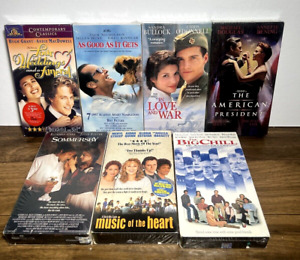 New Listing7 Classic Movies ~VHS NEW SEALED- Big Chill/Good As it Gets/American President
