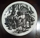 Wedgwood SUGARING Clare Leighton 10.5” New England Industries Signed Print Plate