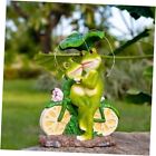 New ListingGarden Couple Frog Outdoor Statue - Large Solar Figurines Resin Frog Couple