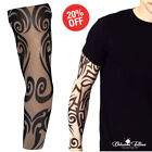Temporary Tattoo Sleeve Tribal Nylon Spandex Stocking Arm Mens Womens Kids UK