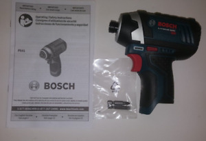 Bosch PS41 12V Max 1/4-Inch Hex Impact Driver with 2 bit TOOL ONLY New Open Box