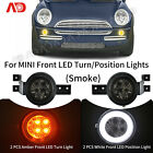 For Mini Cooper R50 R52 R53 02-08 Smoked LED Turn Signal Light Parking Lamp 2pcs (For: Mini)