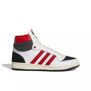Adidas (Top Ten RB) Hi Shoes White Black Red Men's Size 10.5 New (GV6628) $100