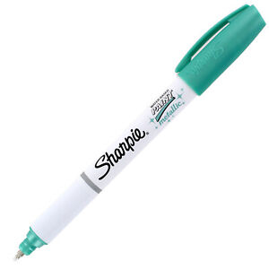 Sharpie Water-Based Metallic Paint Marker, Extra Fine Point, Green