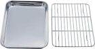 Toaster Oven Baking Pan Broiler Roasting Grill Replacement Tray Stainless Steel