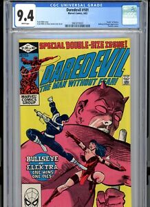 Daredevil #181 CGC 9.4 W/pgs Death of Elektra Bullseye Kingpin Miller Disney TV