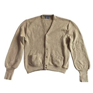 Pendleton Vintage 1970s Button-Down Cardigan Sweater 100% Wool Rare Size XL Mens