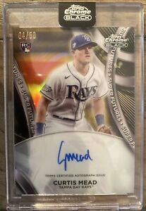 2024 Topps Chrome Black Curtis Mead RC Auto Super Futures /50 Rays M/NM