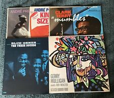 Lot Of 5 Vintage Jazz LPs *Three Sounds Gerry Mulligan Clark Terry Andre Previn*