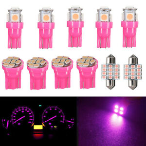 LED Light Interior Package Kit For Car Dome License Plate Lamp Bulbs Accessories