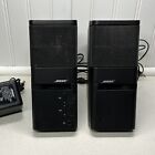 Bose MediaMate Computer Speakers Black w/ AC Power + More Tested Works Great