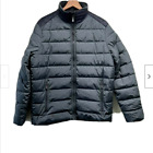 Weatherproof Ultra Luxe Men's Water Resistant Puffer Jacket BLUE/STEEL LARGE)NWT
