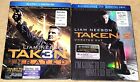 Taken 2 & 3 Blu-Ray Unrated Editions Liam Neeson NEW/SEALED W/SLIP COVER