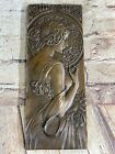 Vintage Signed Bronze Art Decor Relief Made in Spain Award Trophy Collector Sale