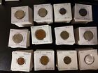 OLD FOREIGN COIN LOT 40 FOREIGN COINS IN COIN FLIPS