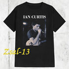 Vintage 80s Ian Curtis Joy Division Band Black T-shirt DT666935