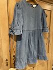 Pretty denim frilled dress by & Other Stories US10/UK 14