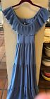 Vintage Young Edwardian by Arpeja blue Dress Boho Cottagecore Size 5