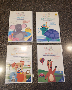 Lot Of 4 Baby Einstein DVDs Baby Noah, Neptune, Favorite Places, On the Go