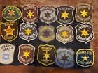 Vintage Obsolete Sheriffs Patches Mixed Lot Of 15 Item 313