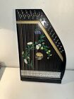 Oscar Schmidt Autoharp Chorded Zither (60) Painted Surface Black in Case