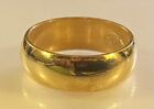 Vintage Yellow Gold Filled WEDDING BAND Ring ~5.5mm Size 4 NEW Old Stock