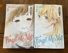Forget Me Not Manga Lot Of 2 English Vol 1-2: Mag Hsu And Nao Emoto Ex-Library