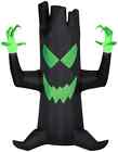 HALLOWEEN 7 FT GEMMY BLACK TREE SPOOKY  Inflatable airblown CEMETARY MINI LED