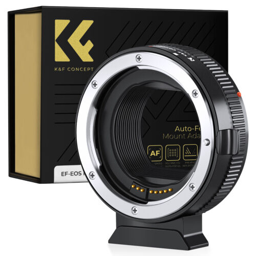 K&F Concept Lens Adapter Auto Focus Canon EOS EF EFS lens to EOS R RF R5 R6 R8