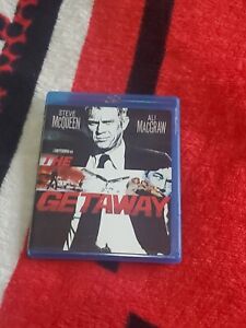 The Getaway (Blu-ray, 1972) Widescreen Steve McQueen Ali MacGraw •MINT DISC•
