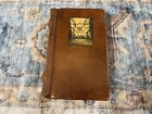 Vintage Daisy Arts Brown Leather Diary Journal Handmade In Italy 3.5x5.5