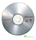 10 SONY Blank Music CD-R CDR Branded 80min Digital Audio Disc in paper sleeves