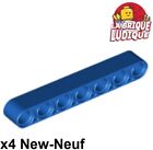LEGO Technic 4x Beam Bar Liftarm 1x7 Thick Thick Blue/Blue 32524 NEW