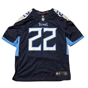 Nike On Field Derrick Henry Tennessee Titans Stitched Logo Jersey Mens 2XL #22