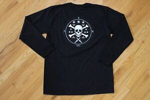 Undefeated Alpha Industries Burton Trinity Long Sleeve T-Shirt Size Large Black