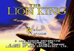 The Lion King - Sega Genesis Game Only