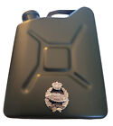ROYAL TANK REGIMENT DELUXE VETERANS JERRY CAN HIP FLASK & SILVER PLATED BADGE