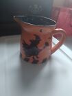 GATES WARE BY LAURIE GATES HALLOWEEN PITCHER FLYING WITCH SPIDERS