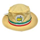 2024 Masters Golf Tournament Butter Yellow Tricolor Band Bucket Hat New