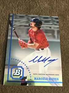 2022 Bowman Heritage Chrome Prospects Auto Marcelo Mayer Red Sox