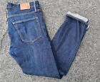 Gap 1969 Men's Skinny Fit Kaihara Raw Selvedge Stretch Denim Jeans Size 33 X 30