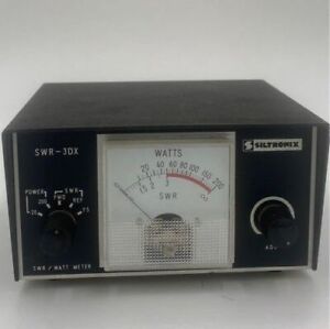 Vintage Siltronix SWR-3DX Meter(Black & White)