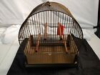 Vintage Dome Wire Bird Cage great condition