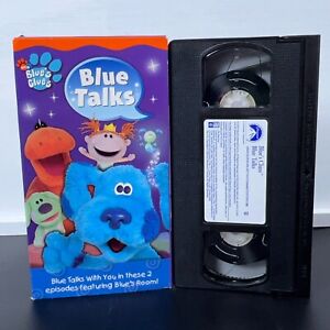 Blues Clues Blue Talks VHS VCR Tape 2004 Nick Jr Nickelodeon Rare Cartoon Film