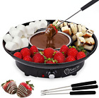 Dippin Delights Fondue Pot Electric Set Perfect Chocolate Parties Gifting Easy