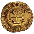 Coin - Spain - Gold Escudo or - Charles and Johanna - Sevilla